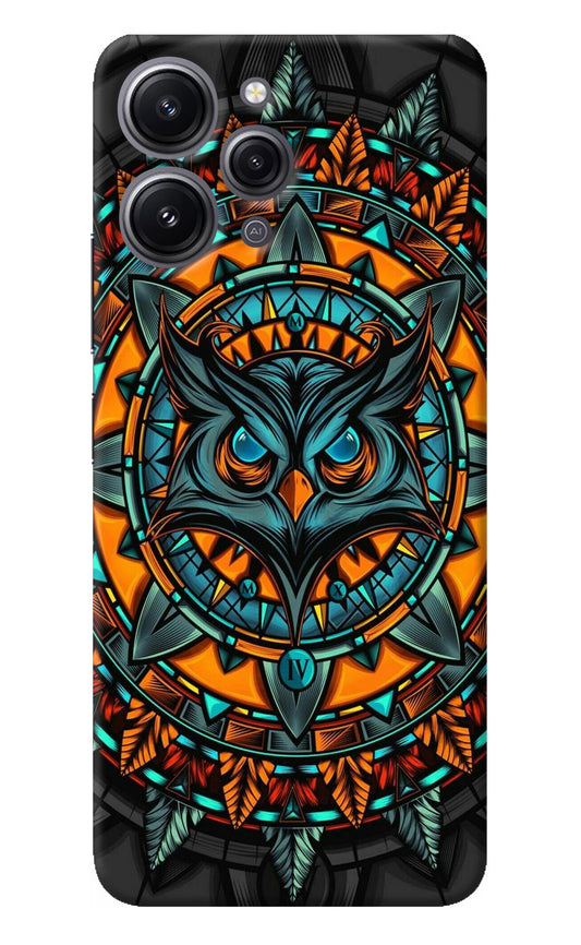 Angry Owl Art Redmi 12 4G Back Cover