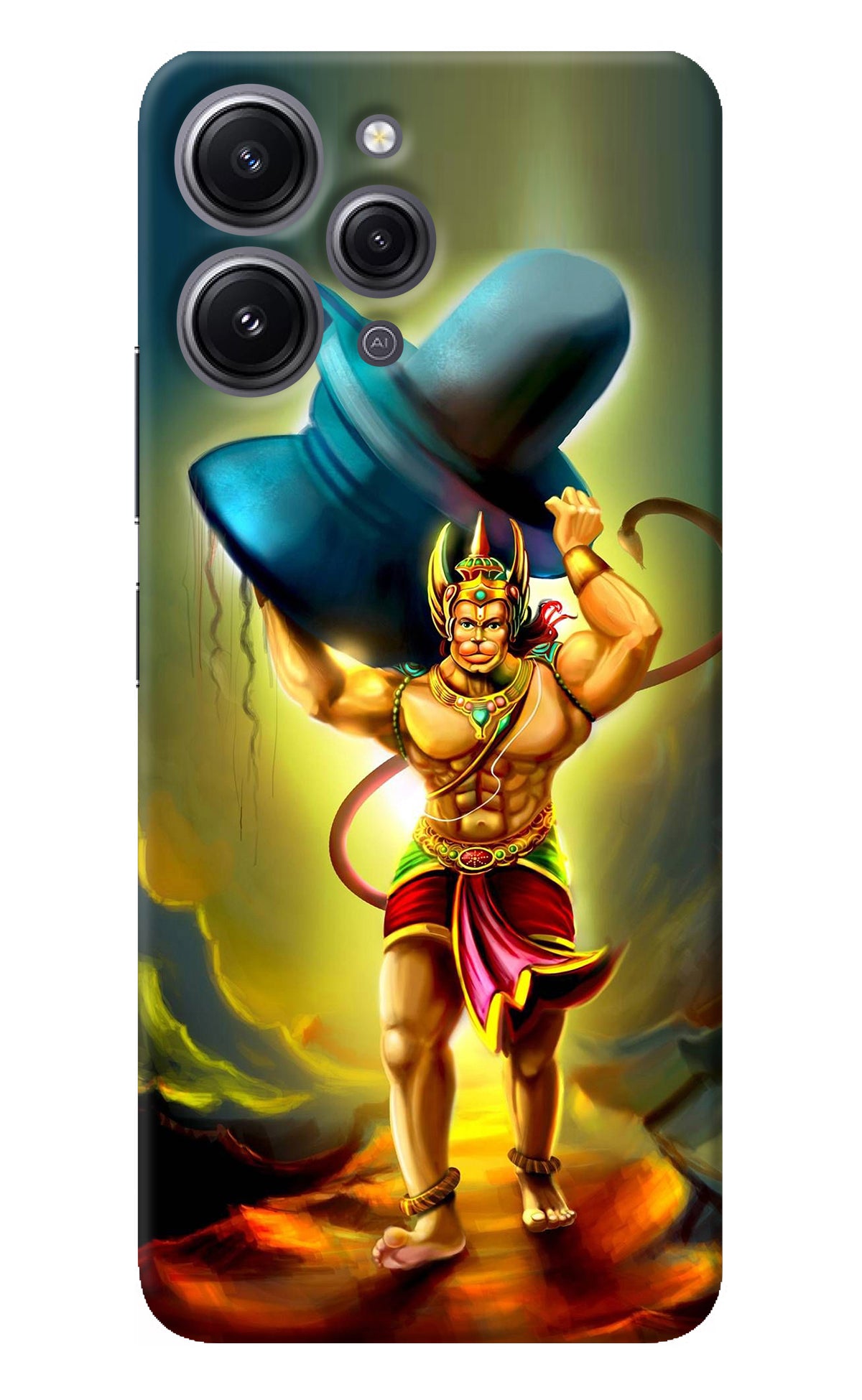 Lord Hanuman Redmi 12 4G Back Cover