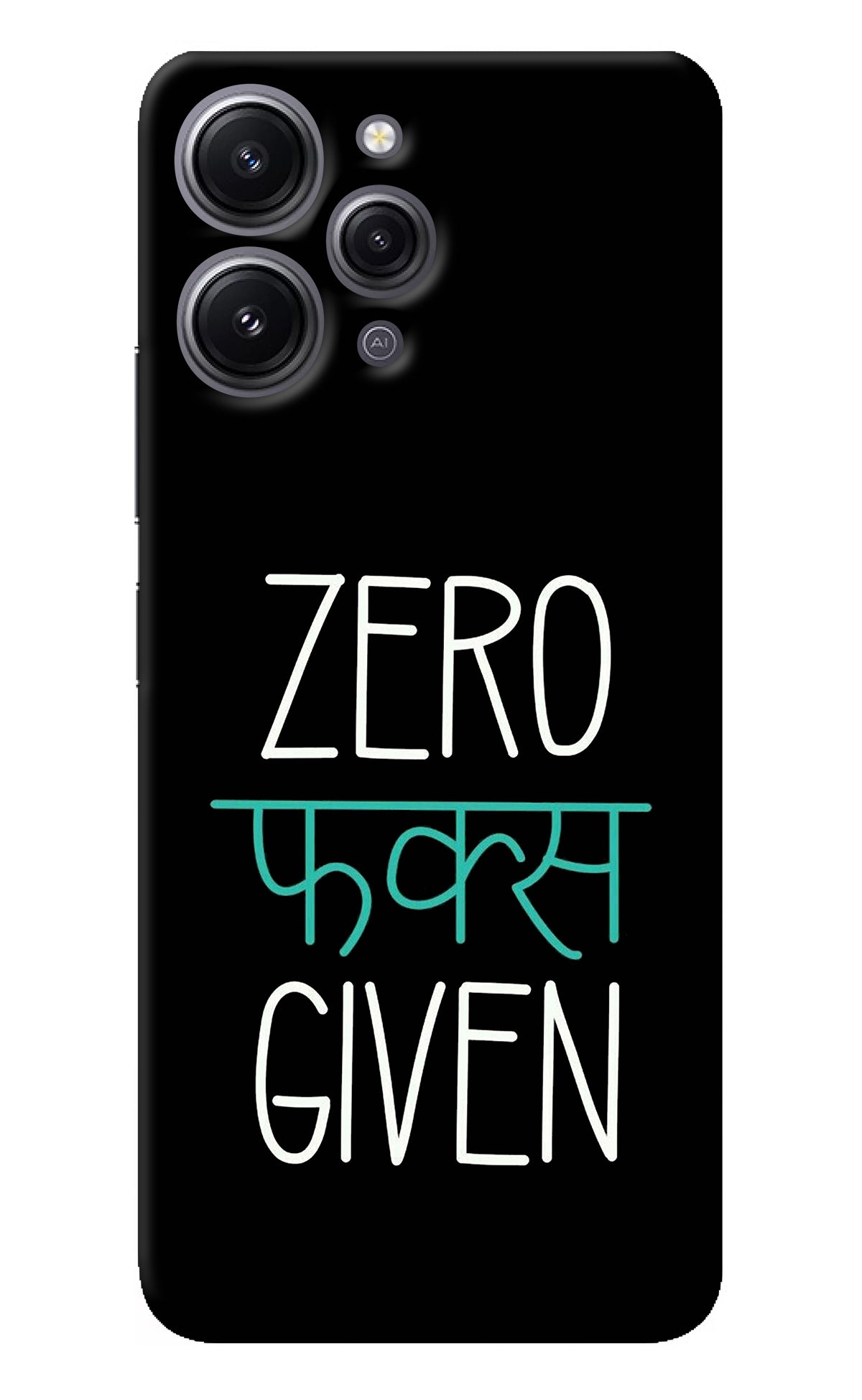 Zero Fucks Given Redmi 12 4G Back Cover