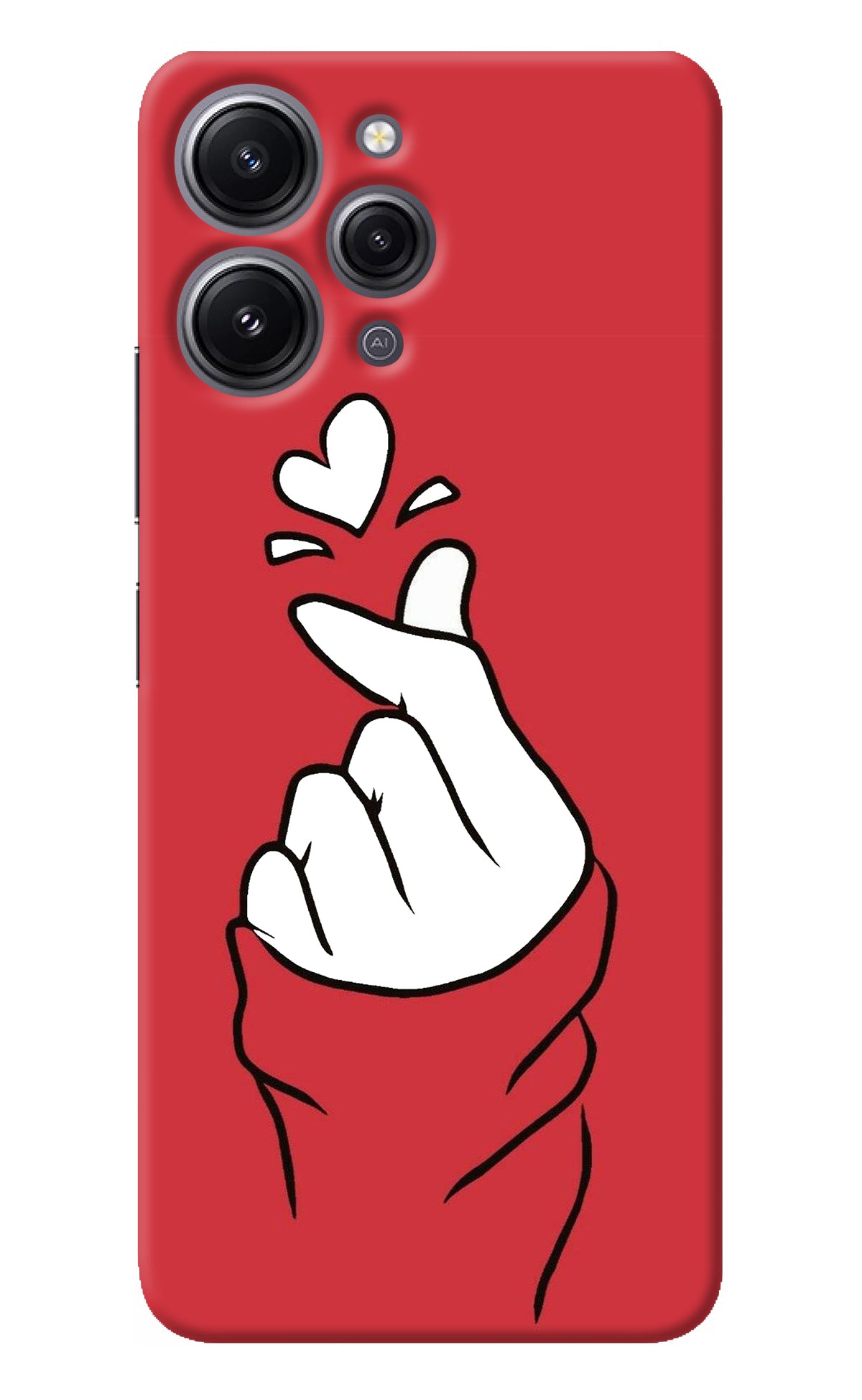 Korean Love Sign Redmi 12 4G Back Cover