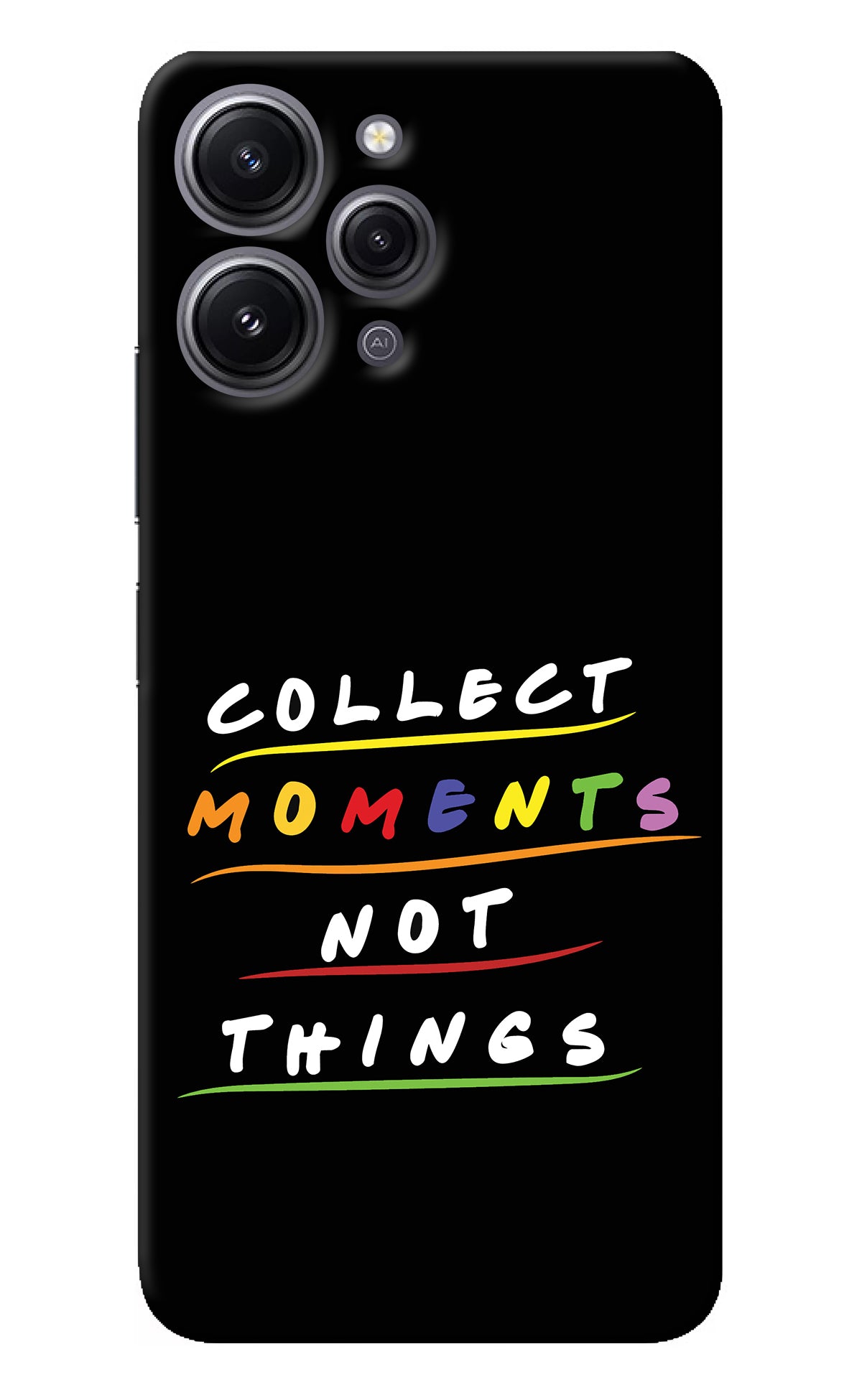 Collect Moments Not Things Redmi 12 4G Back Cover