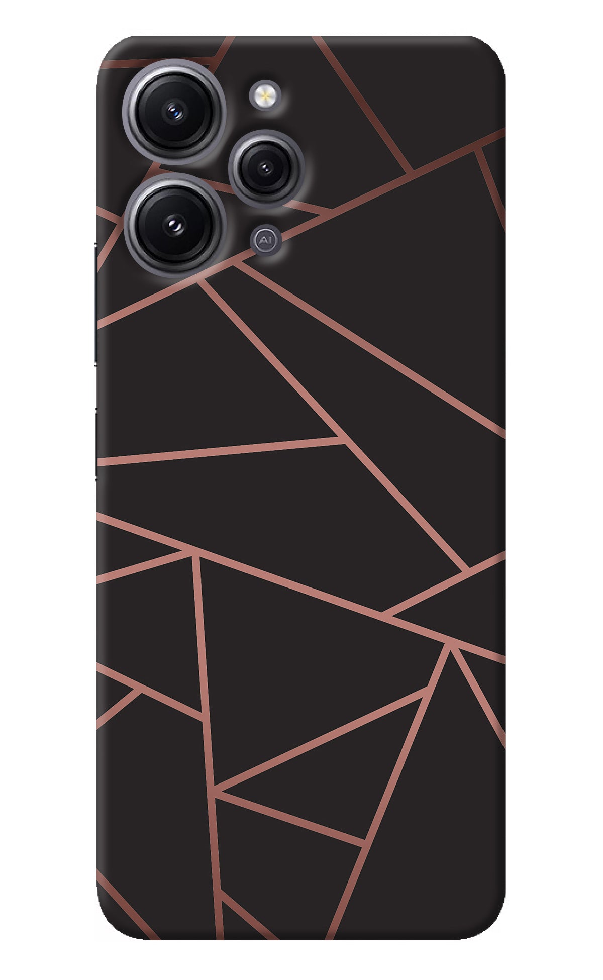 Geometric Pattern Redmi 12 4G Back Cover