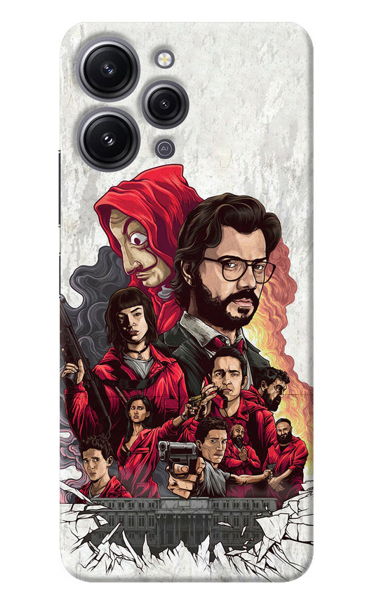 Money Heist Artwork Redmi 12 4G Back Cover