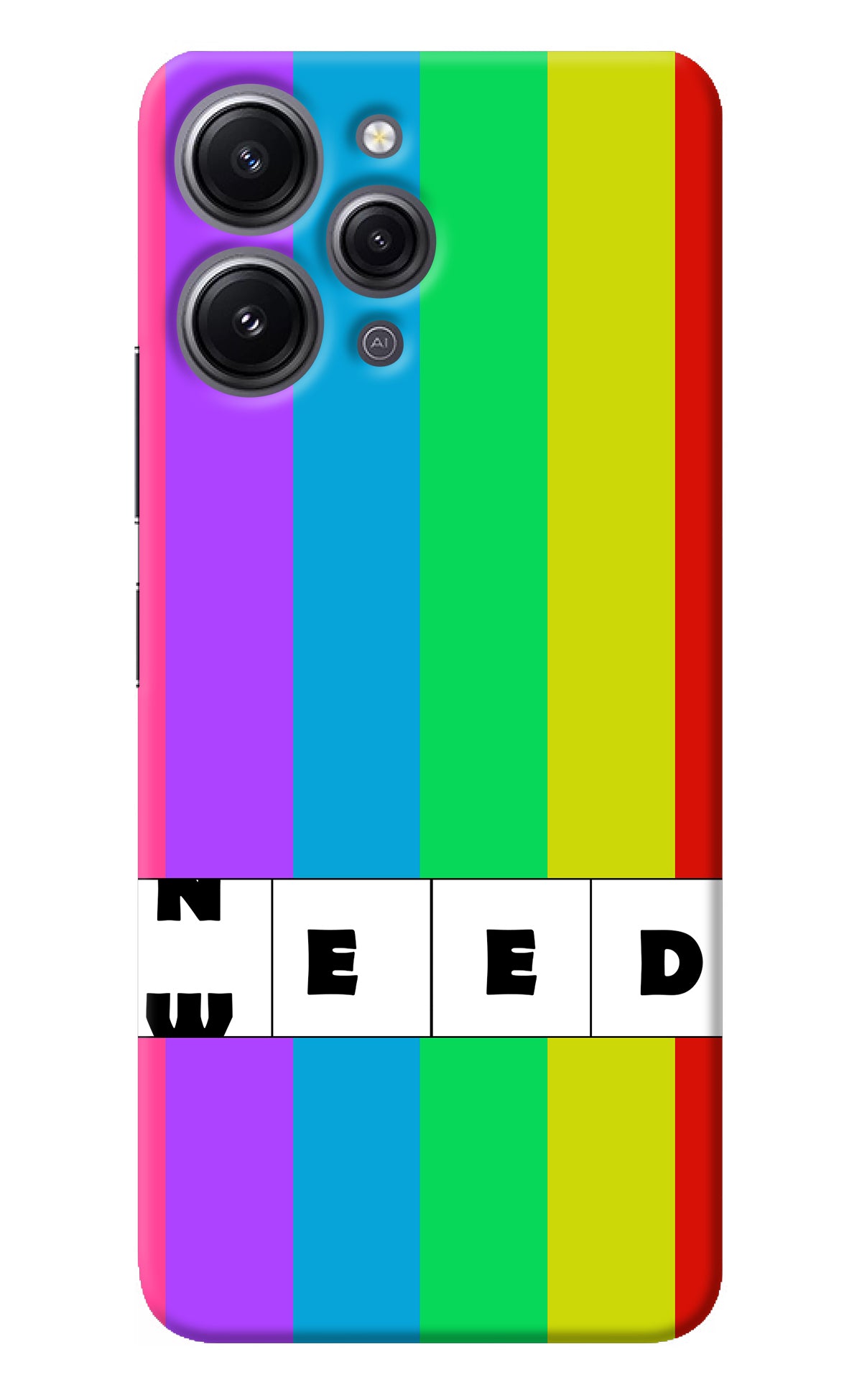 Need Weed Redmi 12 4G Back Cover