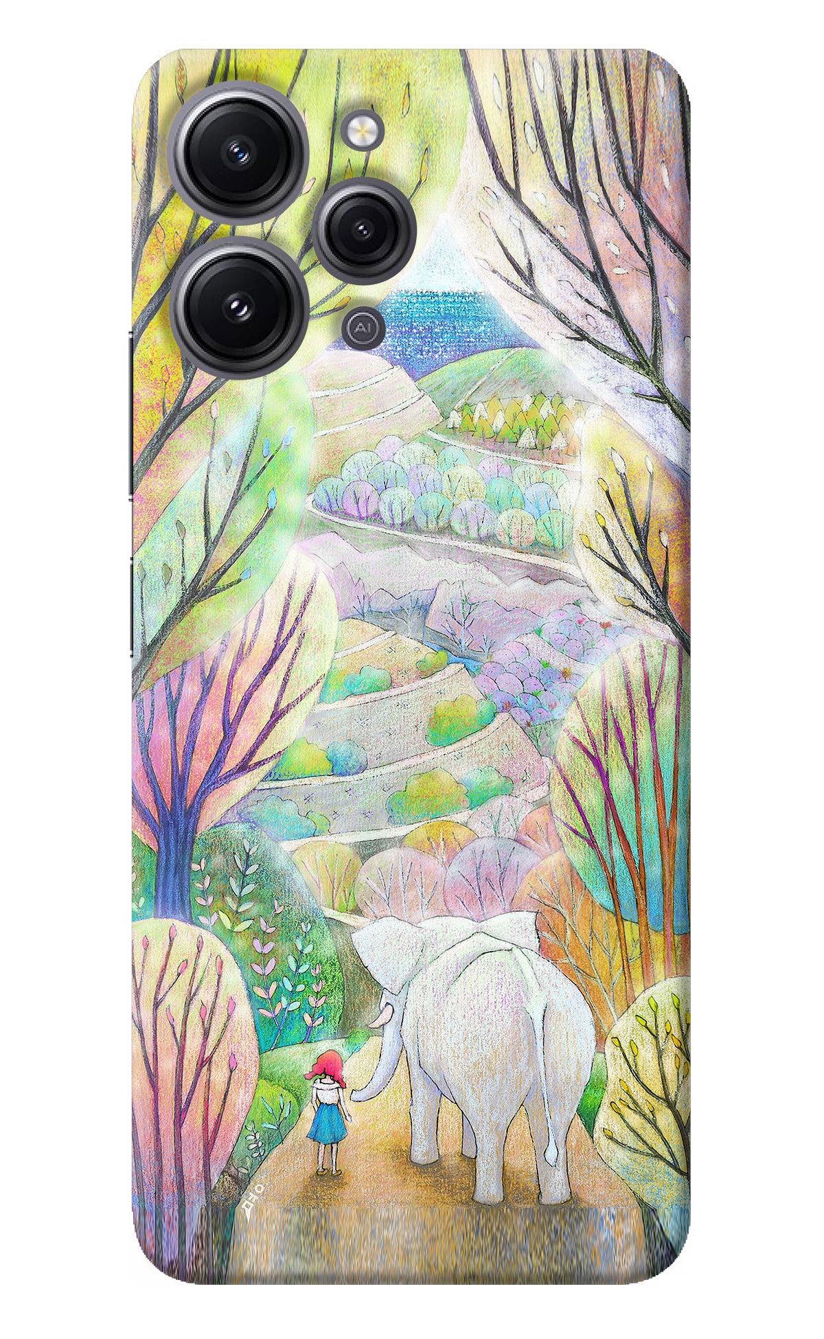 Nature Painting Redmi 12 4G Back Cover