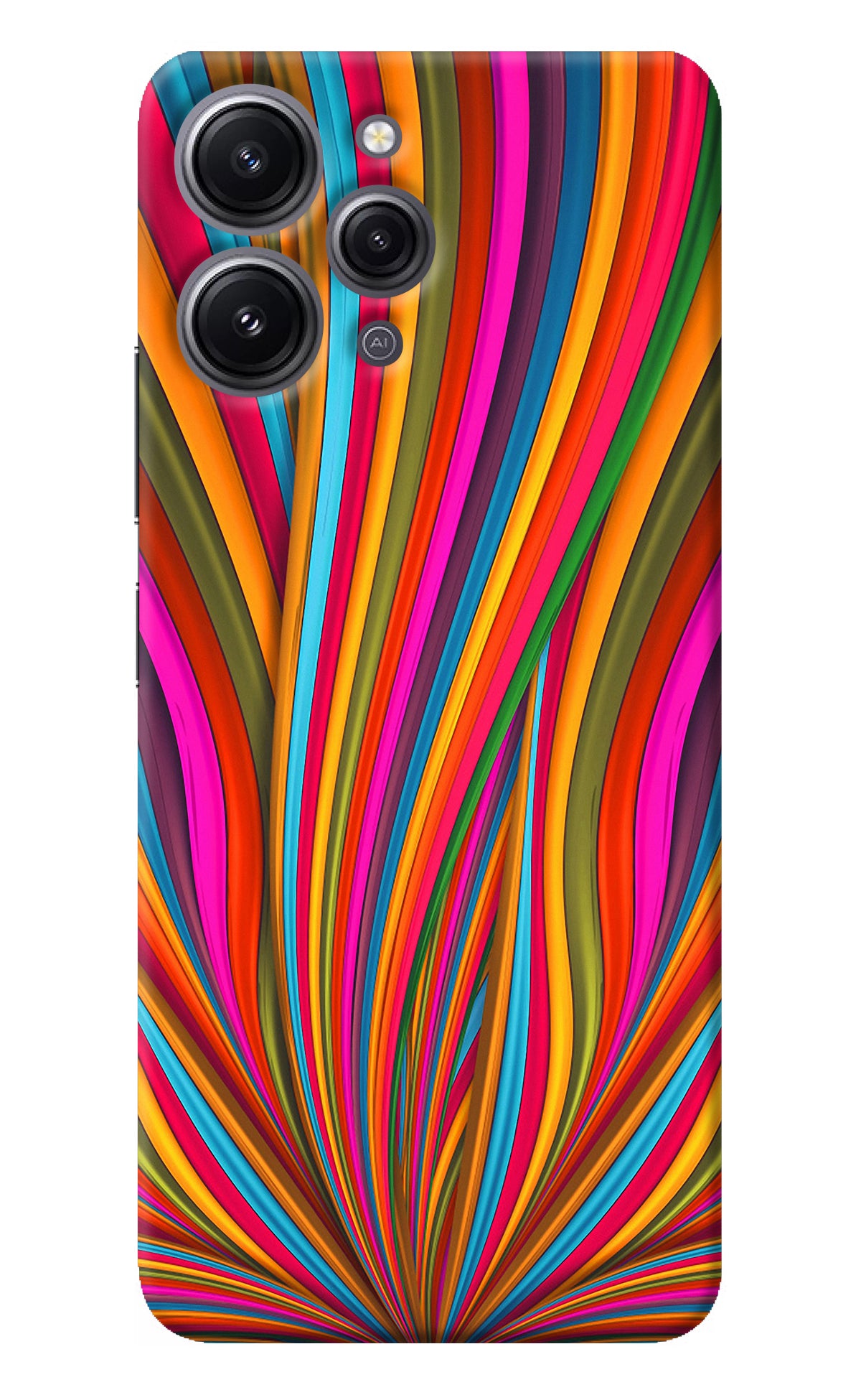 Trippy Wavy Redmi 12 4G Back Cover