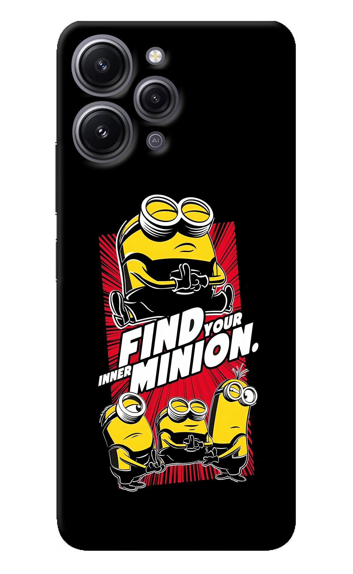 Find your inner Minion Redmi 12 4G Back Cover