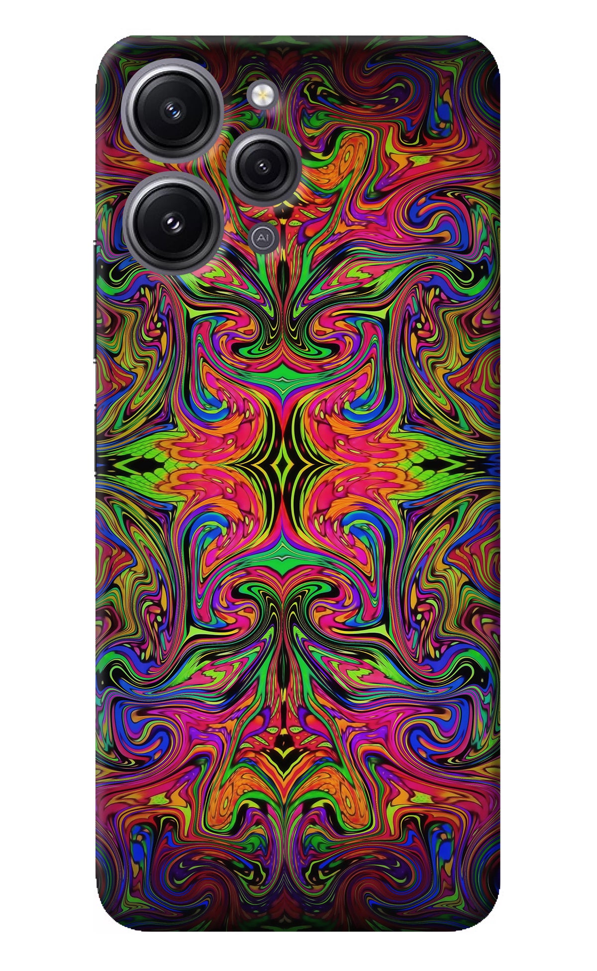 Psychedelic Art Redmi 12 4G Back Cover