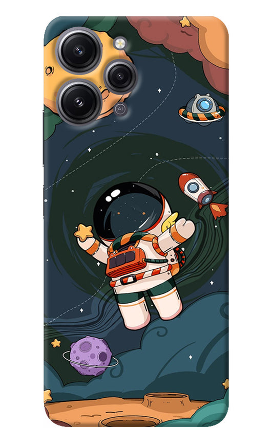 Cartoon Astronaut Redmi 12 4G Back Cover