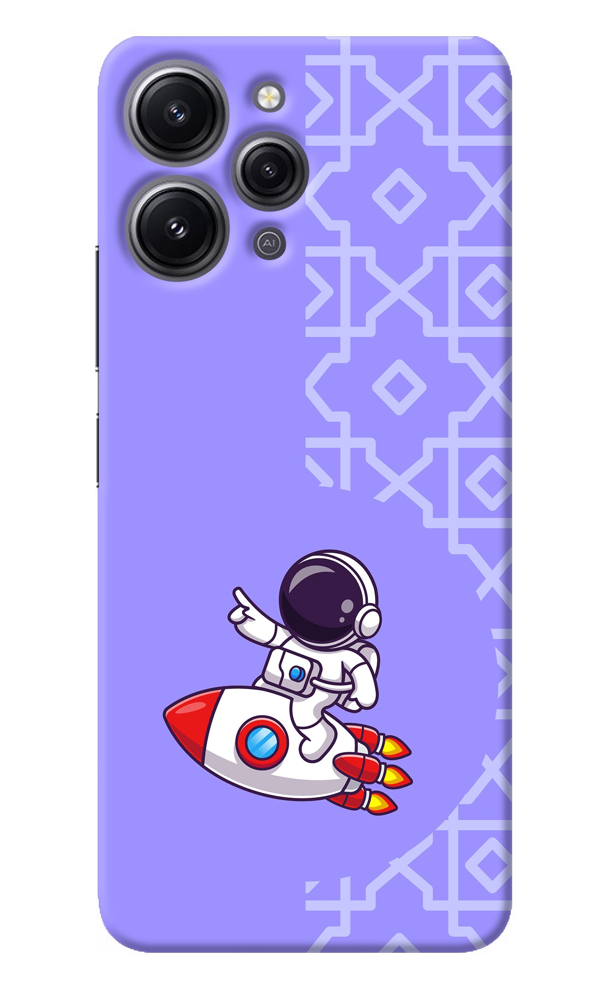 Cute Astronaut Redmi 12 4G Back Cover