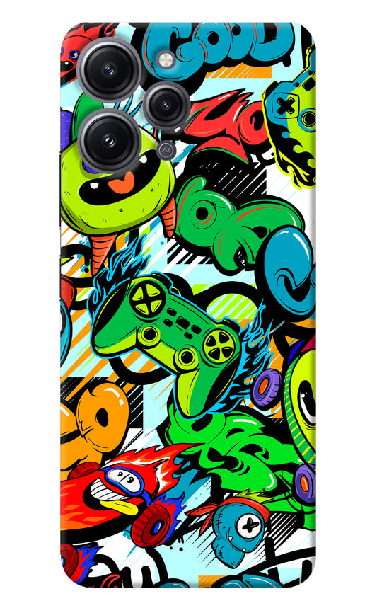 Game Doodle Redmi 12 4G Back Cover