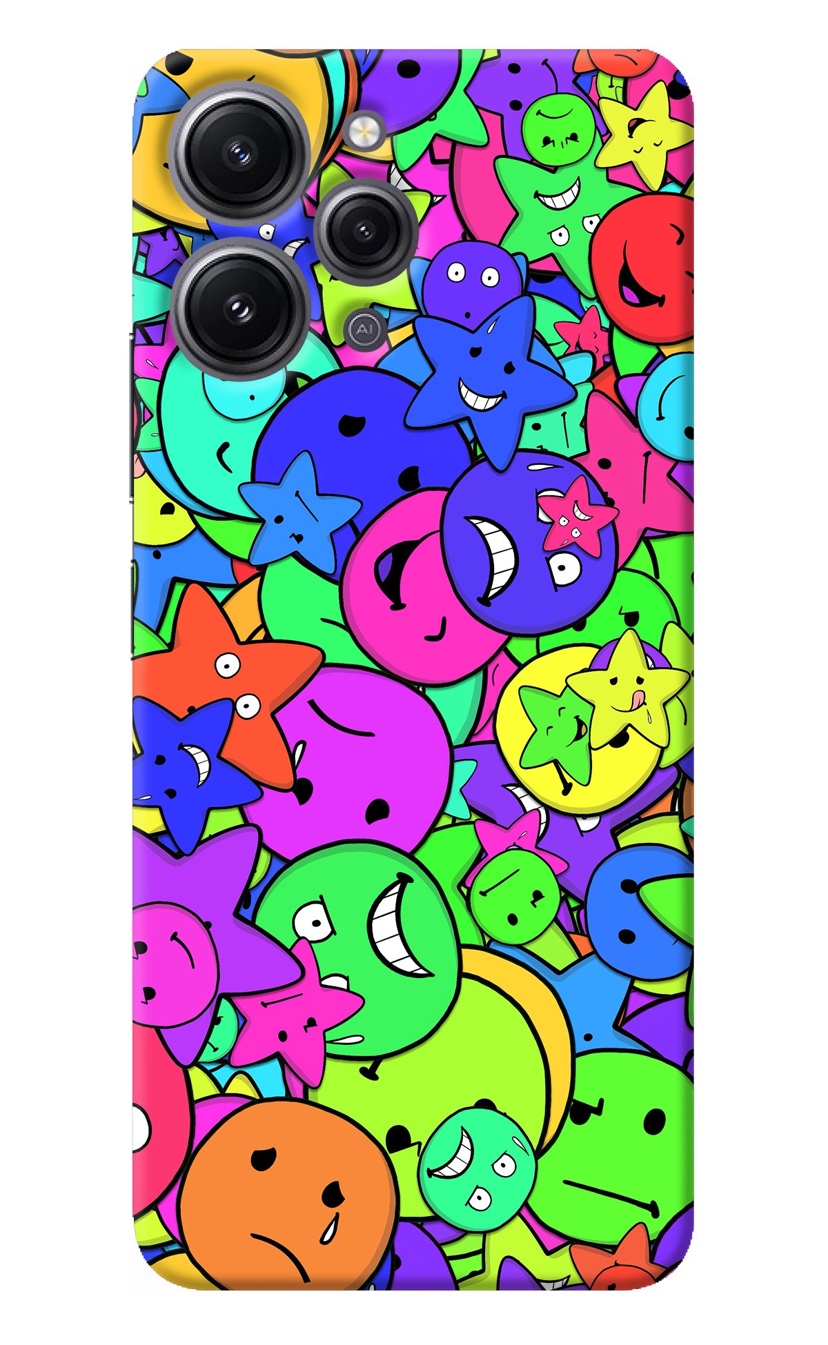 Fun Doodle Redmi 12 4G Back Cover