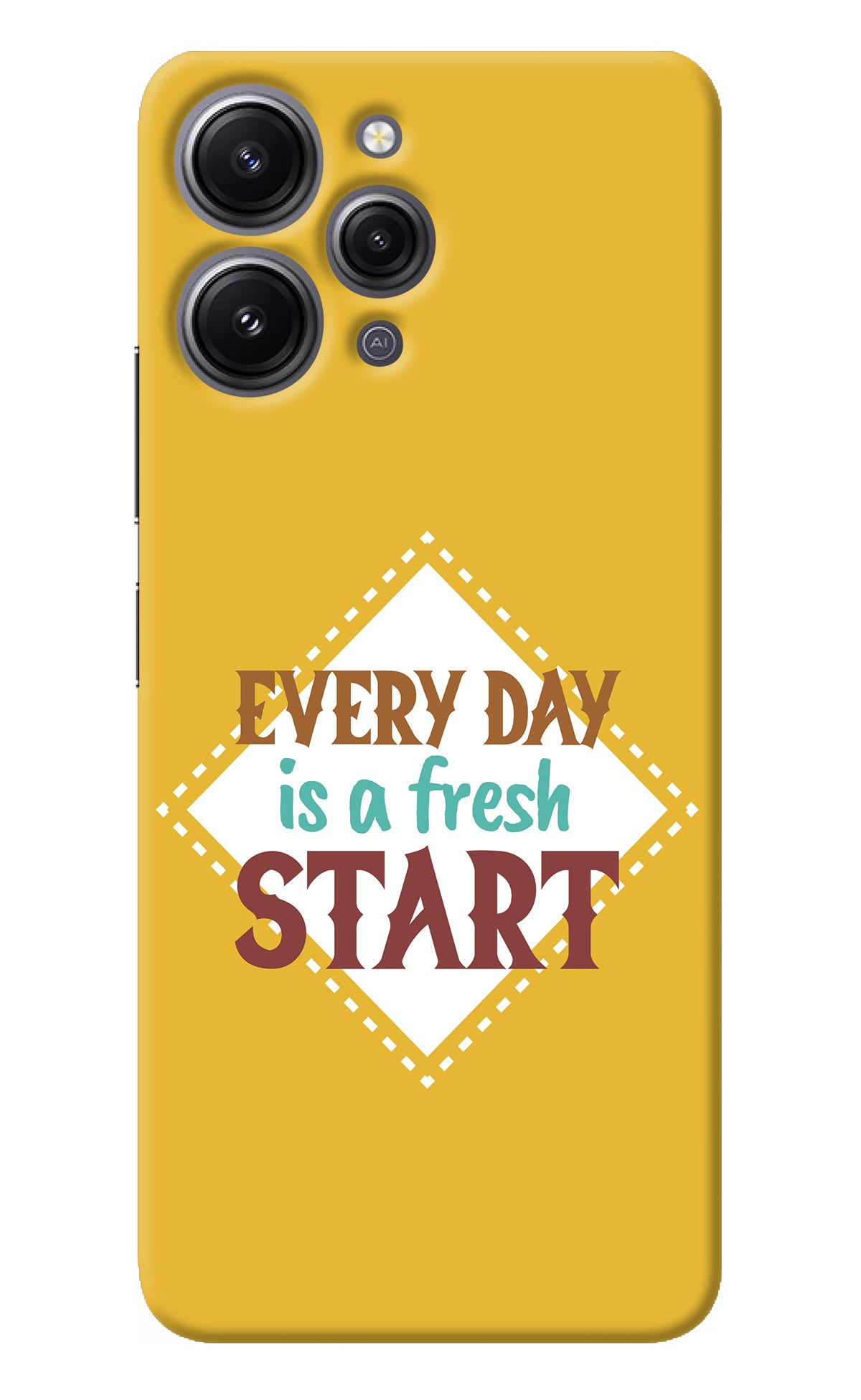 Every day is a Fresh Start Redmi 12 4G Back Cover