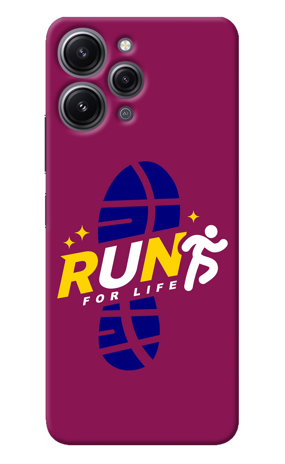 Run for Life Redmi 12 4G Back Cover