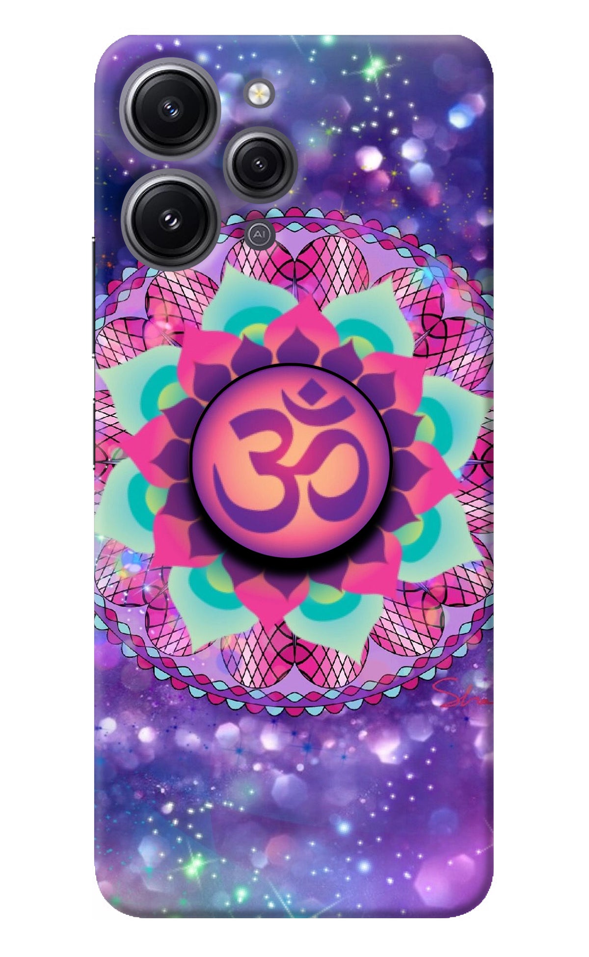 Om Purple Redmi 12 4G Pop Case