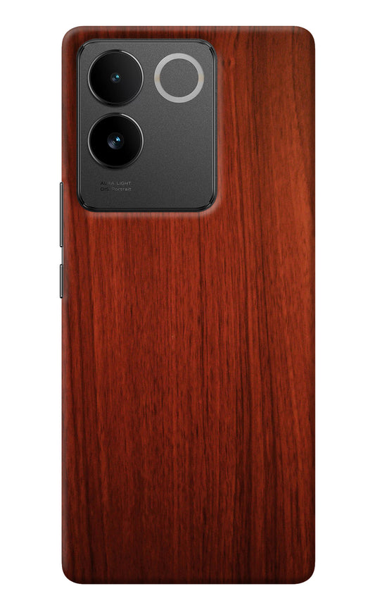 Wooden Plain Pattern IQOO Z7 Pro 5G Back Cover
