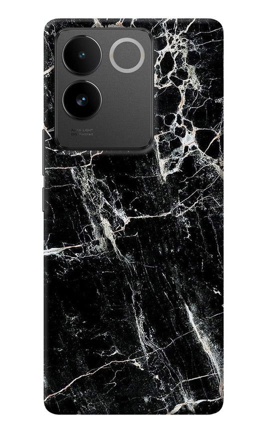 Black Marble Texture IQOO Z7 Pro 5G Back Cover