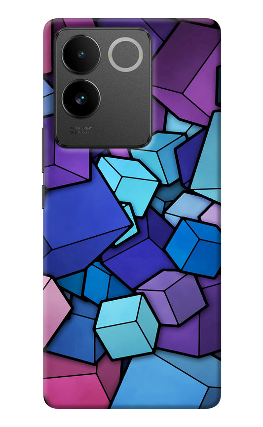 Cubic Abstract IQOO Z7 Pro 5G Back Cover