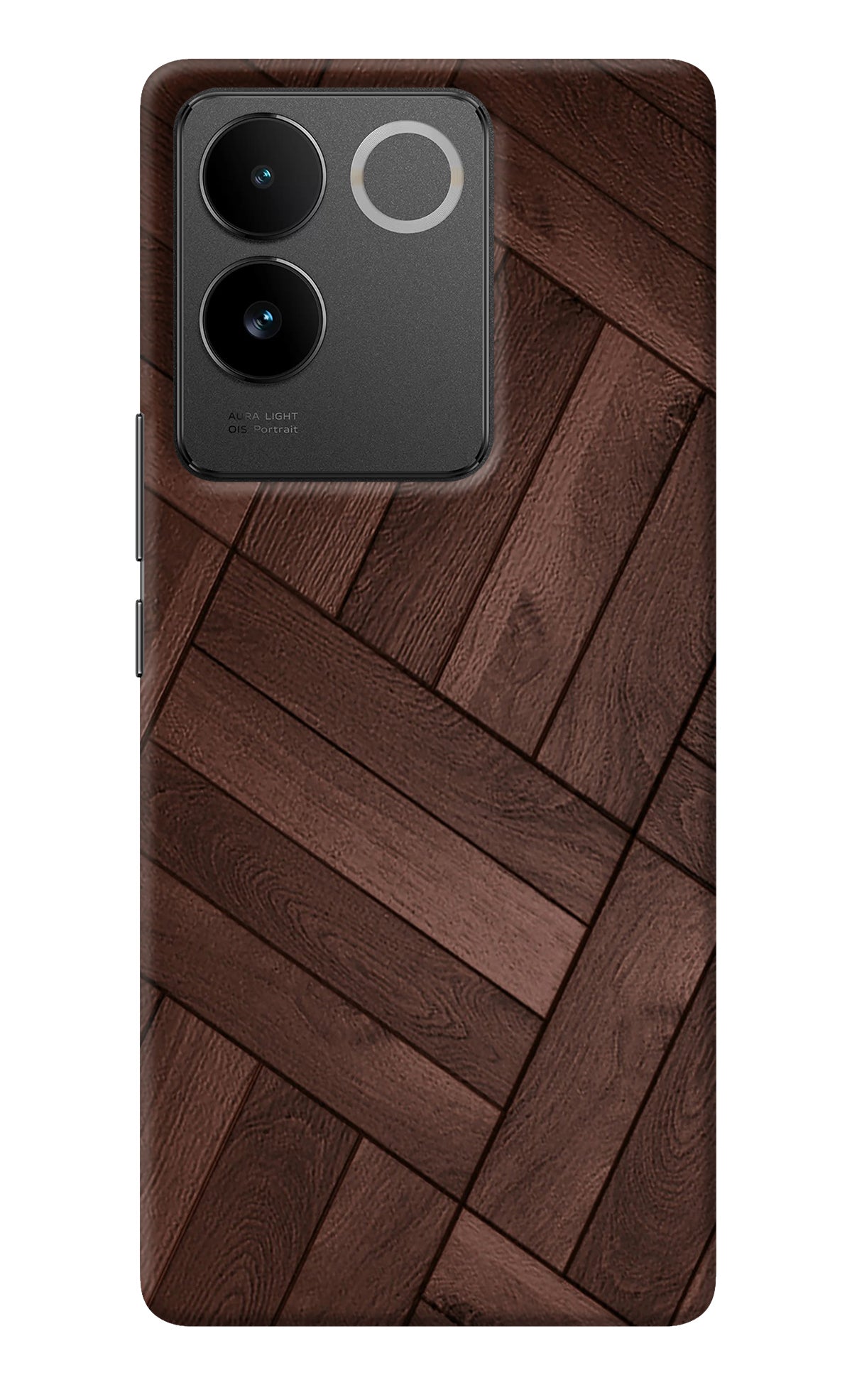 Wooden Texture Design IQOO Z7 Pro 5G Back Cover