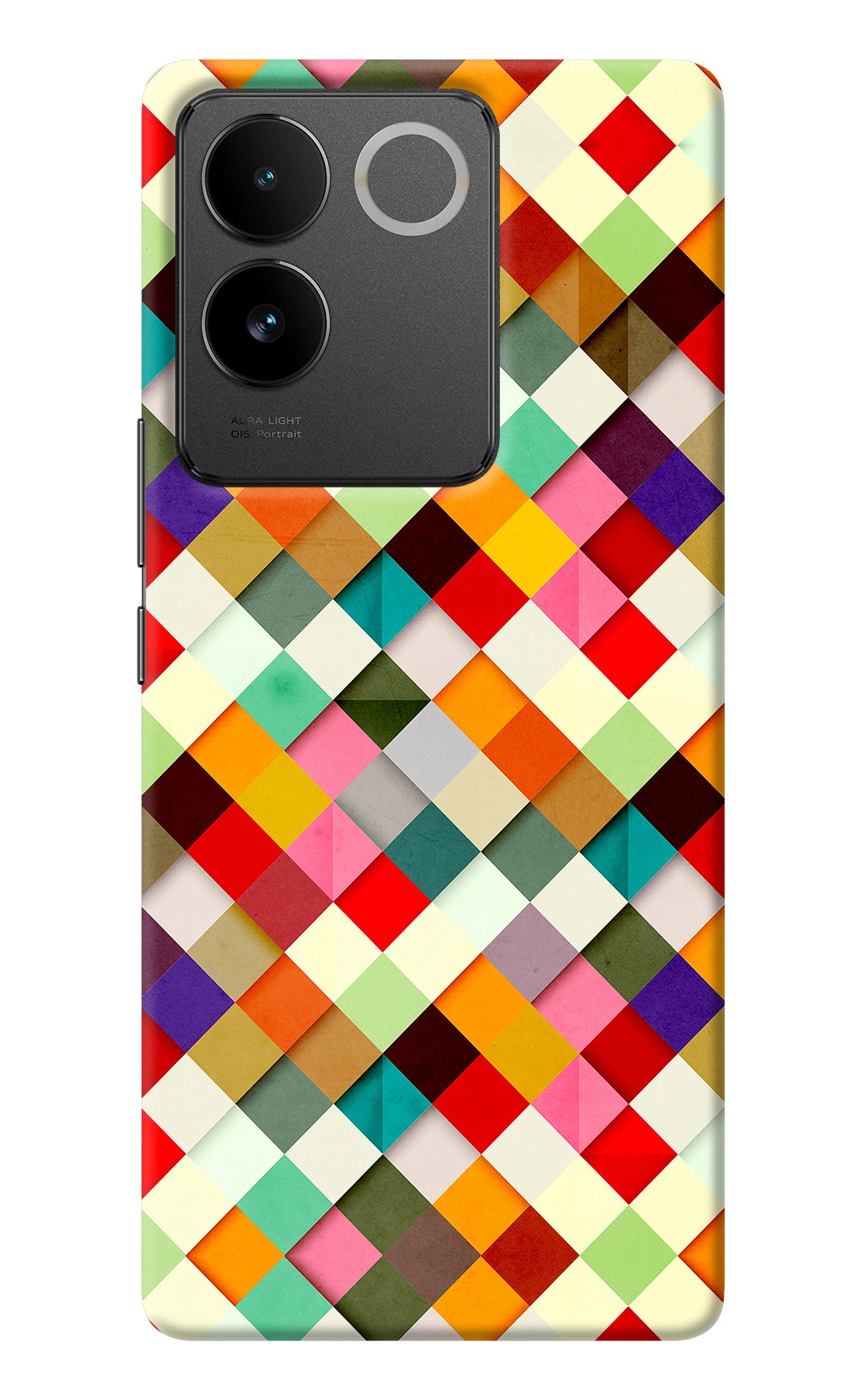 Geometric Abstract Colorful IQOO Z7 Pro 5G Back Cover