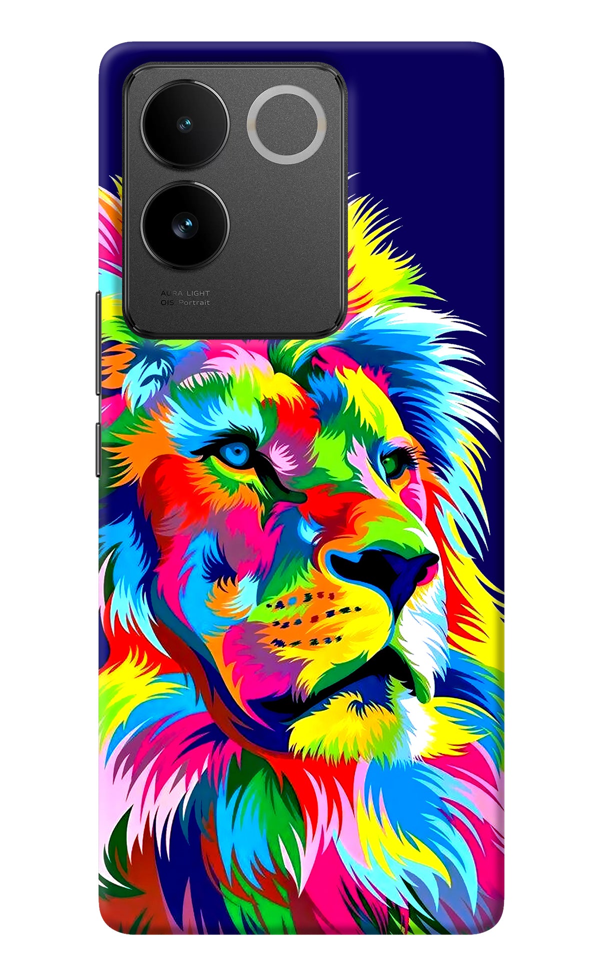 Vector Art Lion IQOO Z7 Pro 5G Back Cover