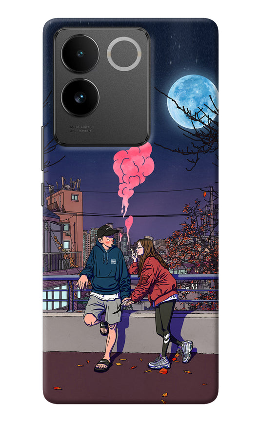 Chilling Couple IQOO Z7 Pro 5G Back Cover
