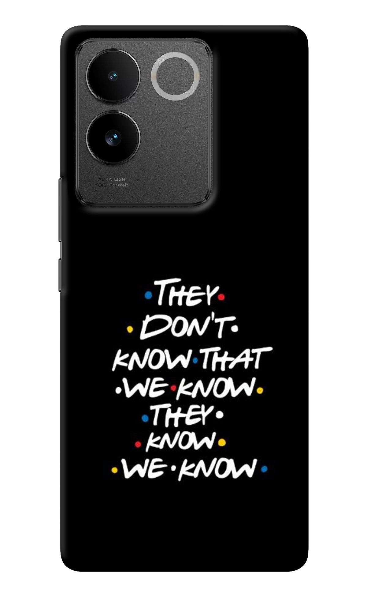 FRIENDS Dialogue IQOO Z7 Pro 5G Back Cover