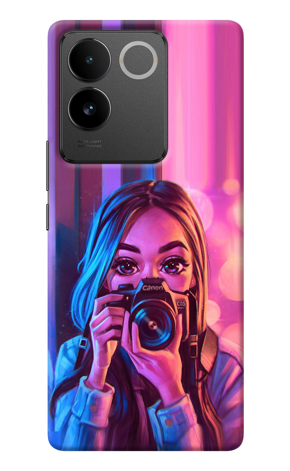 Girl Photographer IQOO Z7 Pro 5G Back Cover