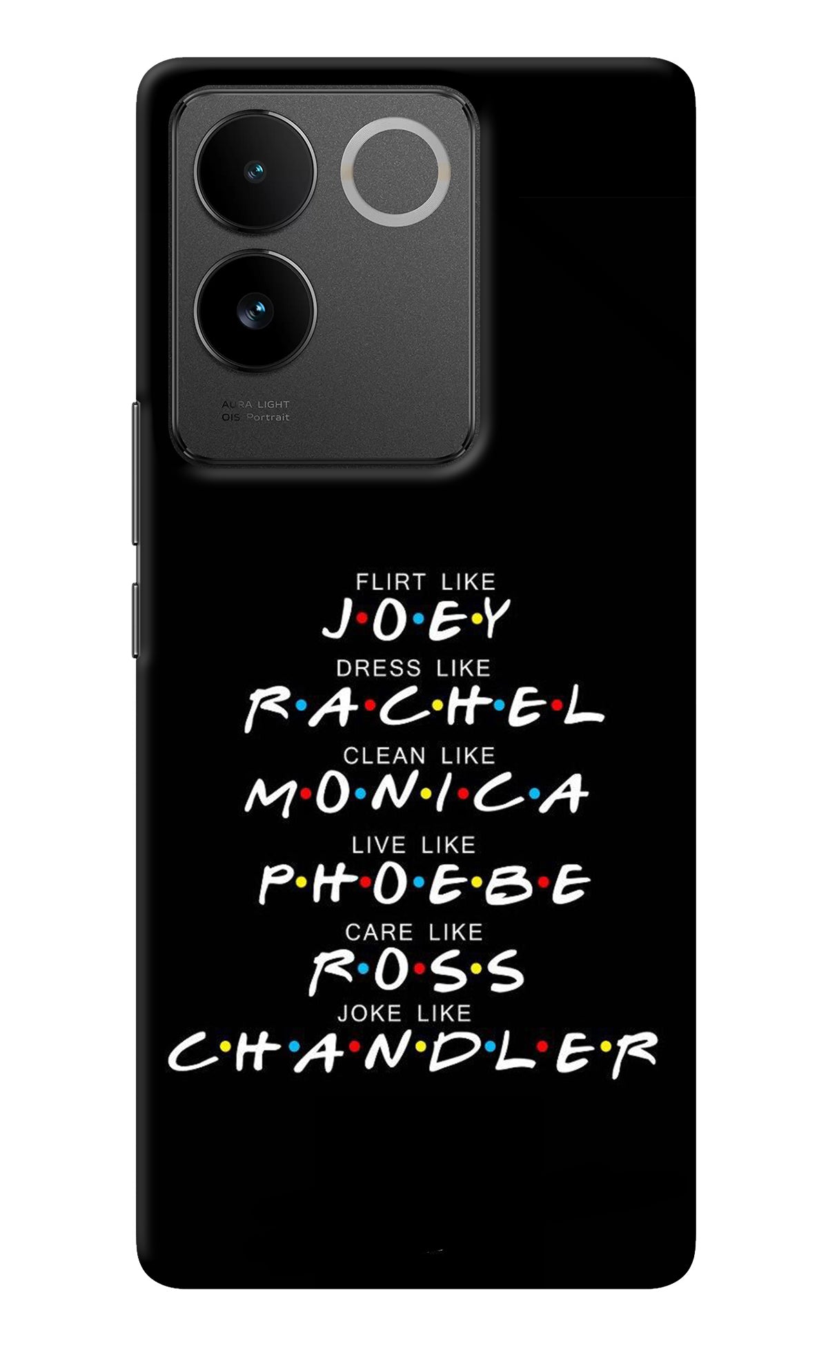 FRIENDS Character IQOO Z7 Pro 5G Back Cover