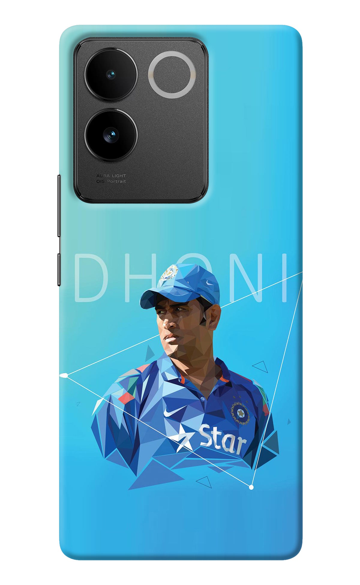 Dhoni Artwork IQOO Z7 Pro 5G Back Cover