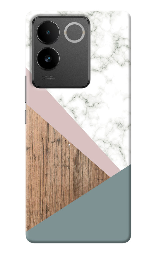 Marble wood Abstract IQOO Z7 Pro 5G Back Cover