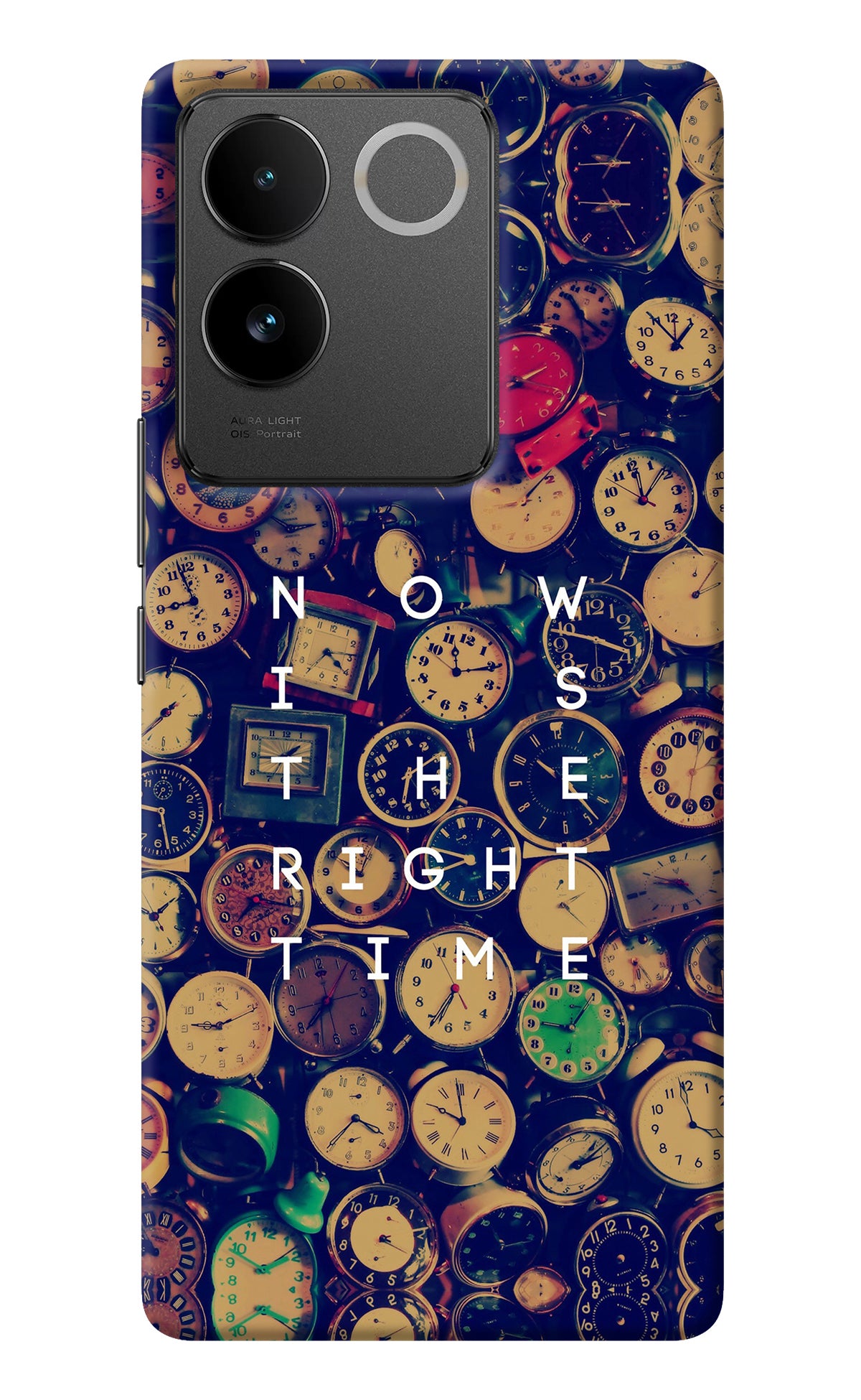 Now is the Right Time Quote IQOO Z7 Pro 5G Back Cover