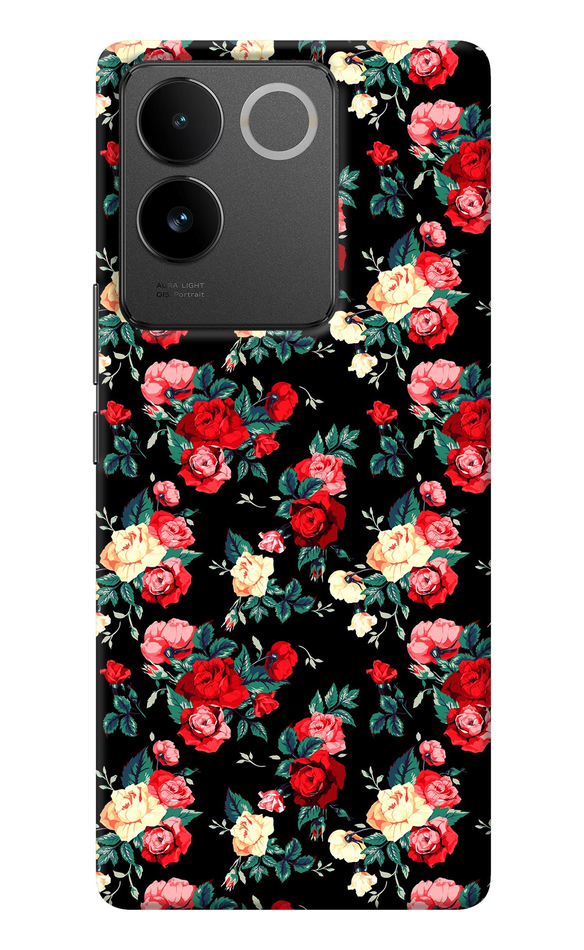 Rose Pattern IQOO Z7 Pro 5G Back Cover