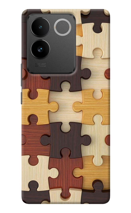 Wooden Puzzle IQOO Z7 Pro 5G Back Cover