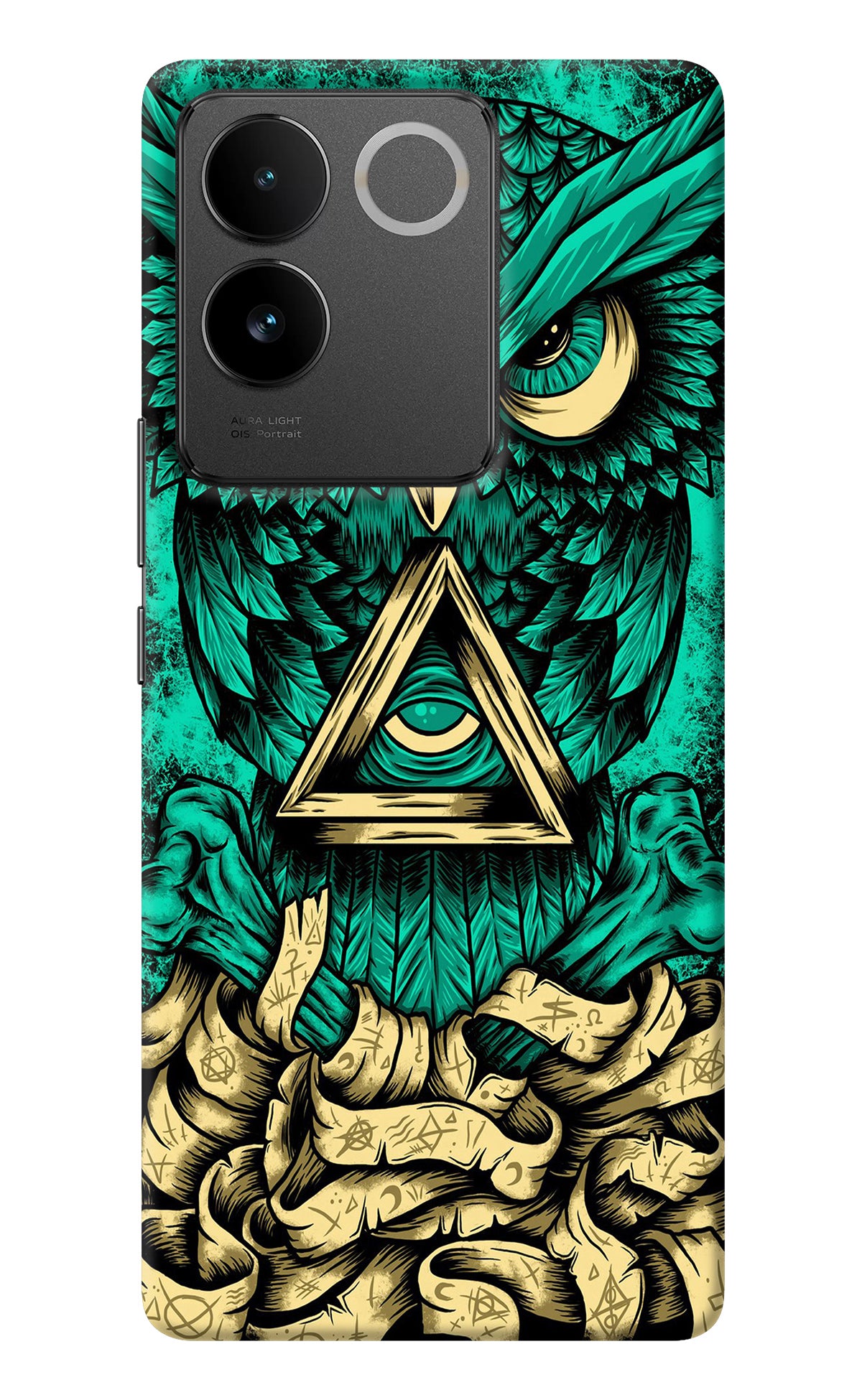 Green Owl IQOO Z7 Pro 5G Back Cover