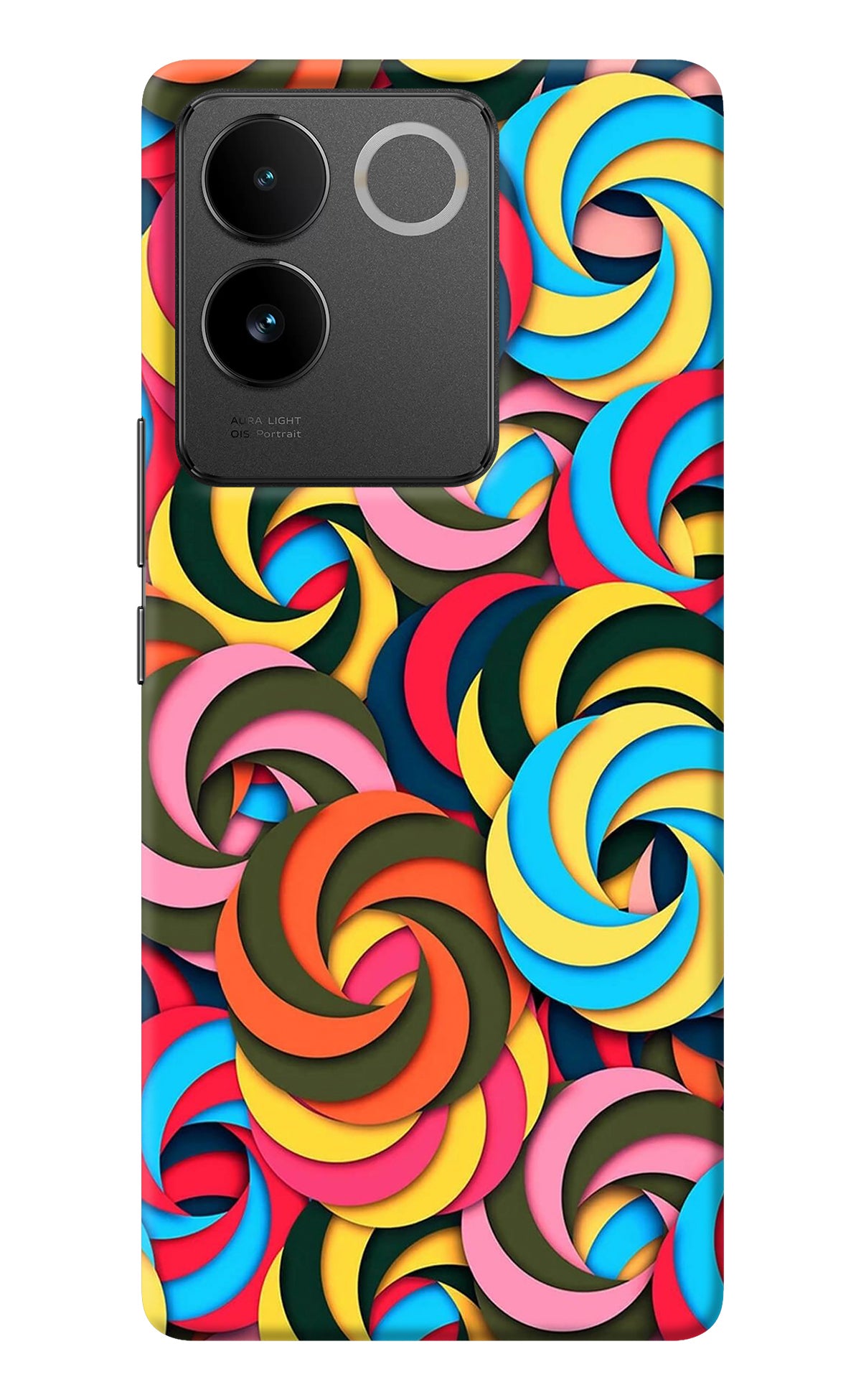 Spiral Pattern IQOO Z7 Pro 5G Back Cover