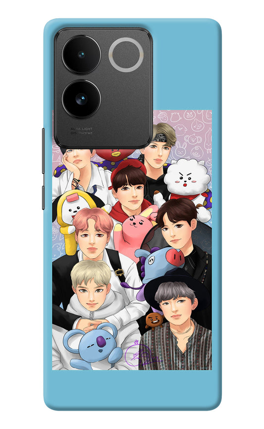 BTS with animals IQOO Z7 Pro 5G Back Cover