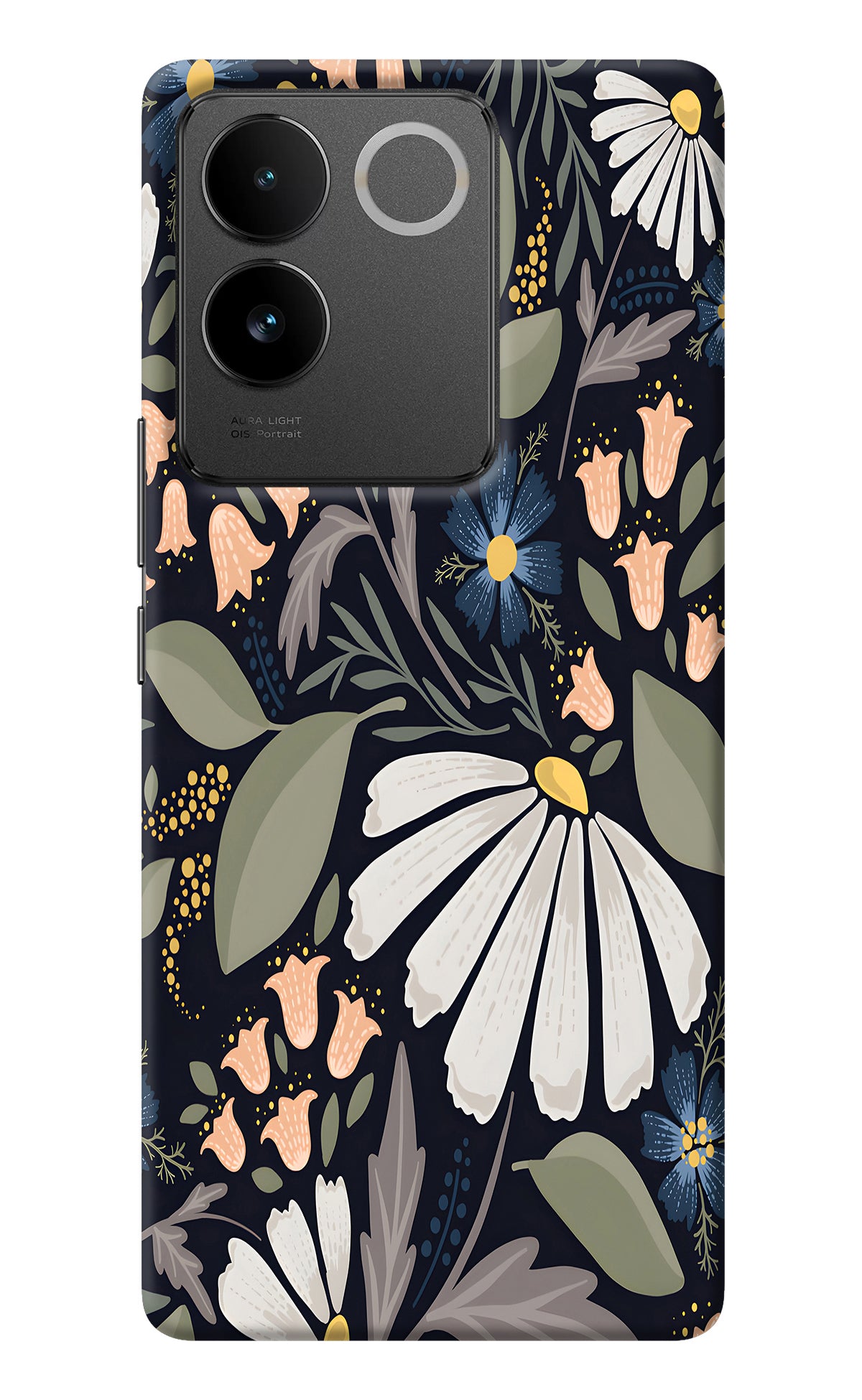 Flowers Art IQOO Z7 Pro 5G Back Cover