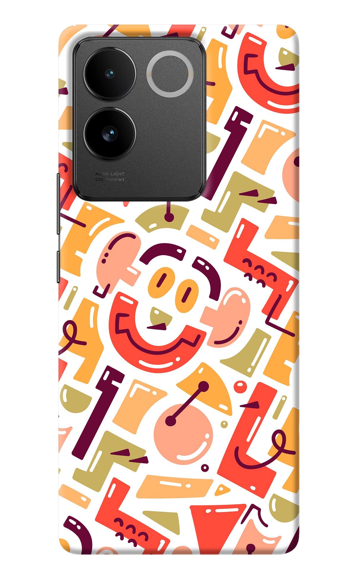 Doodle Pattern IQOO Z7 Pro 5G Back Cover