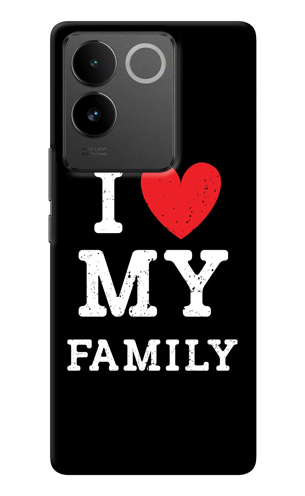 I Love My Family IQOO Z7 Pro 5G Back Cover