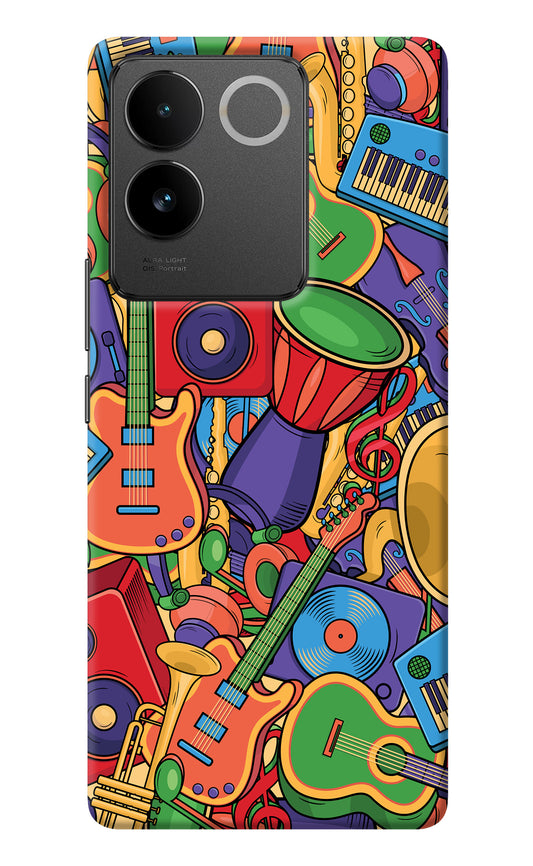 Music Instrument Doodle IQOO Z7 Pro 5G Back Cover