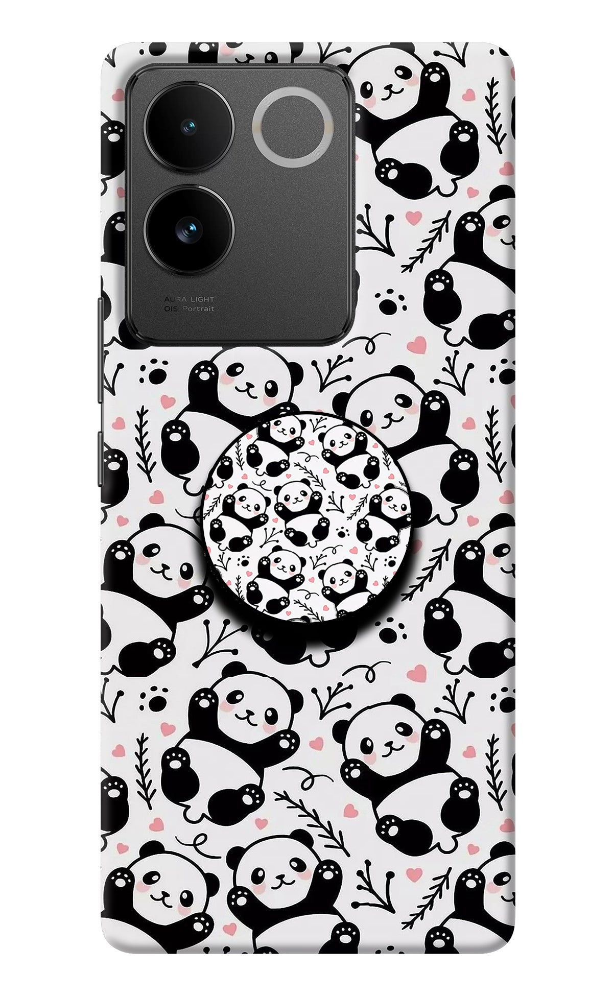 Cute Panda IQOO Z7 Pro 5G Pop Case