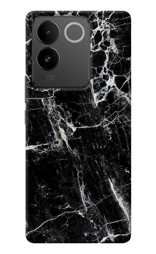Black Marble Texture Vivo T2 Pro 5G Back Cover