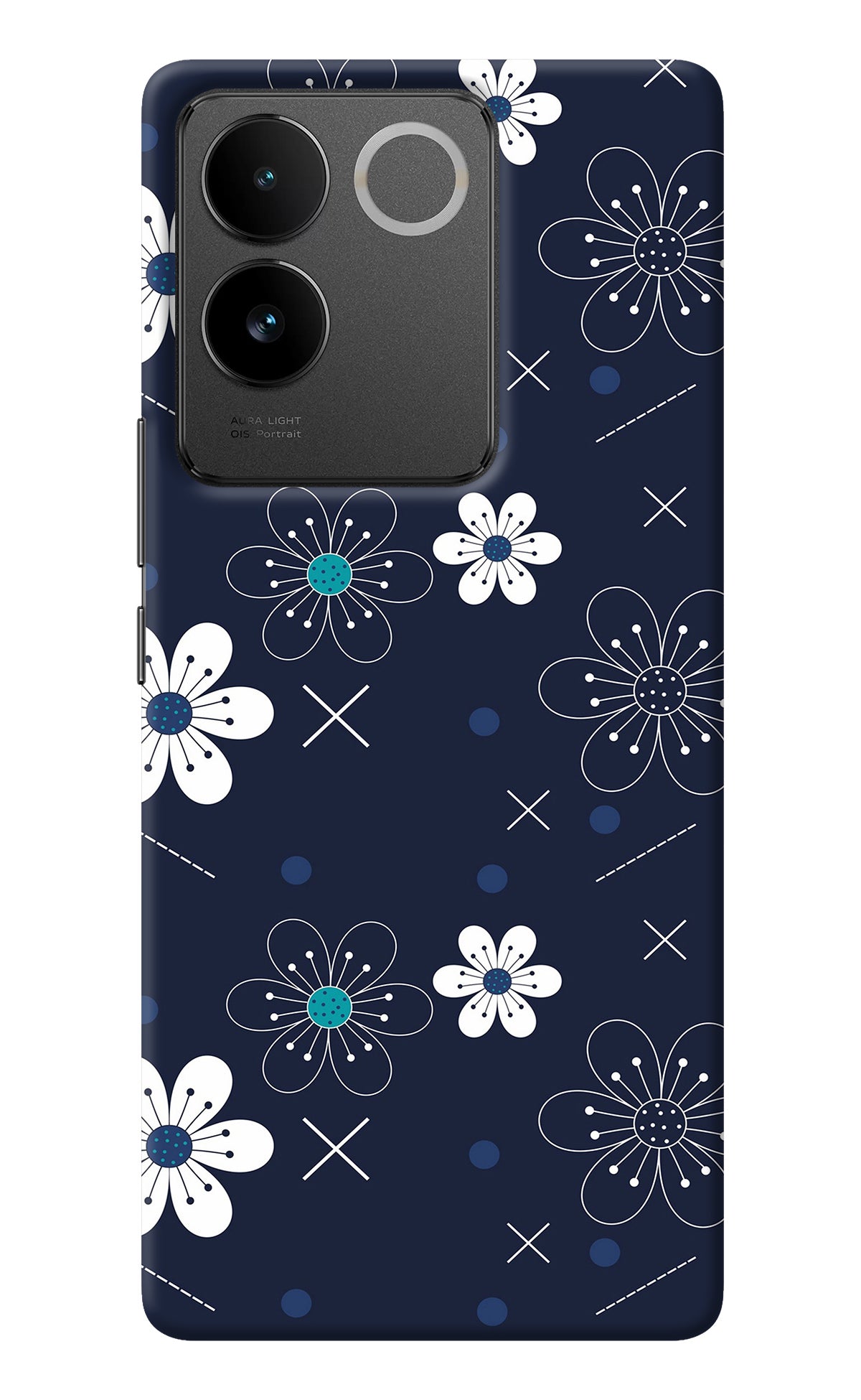 Flowers Vivo T2 Pro 5G Back Cover