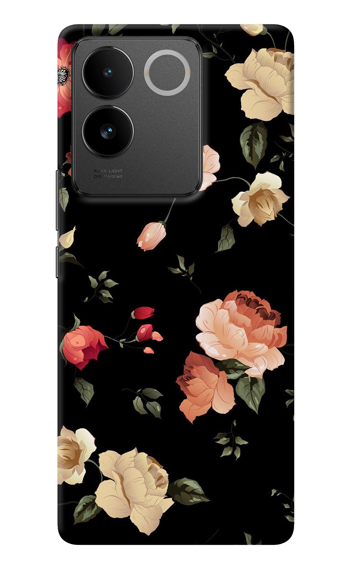 Flowers Vivo T2 Pro 5G Back Cover