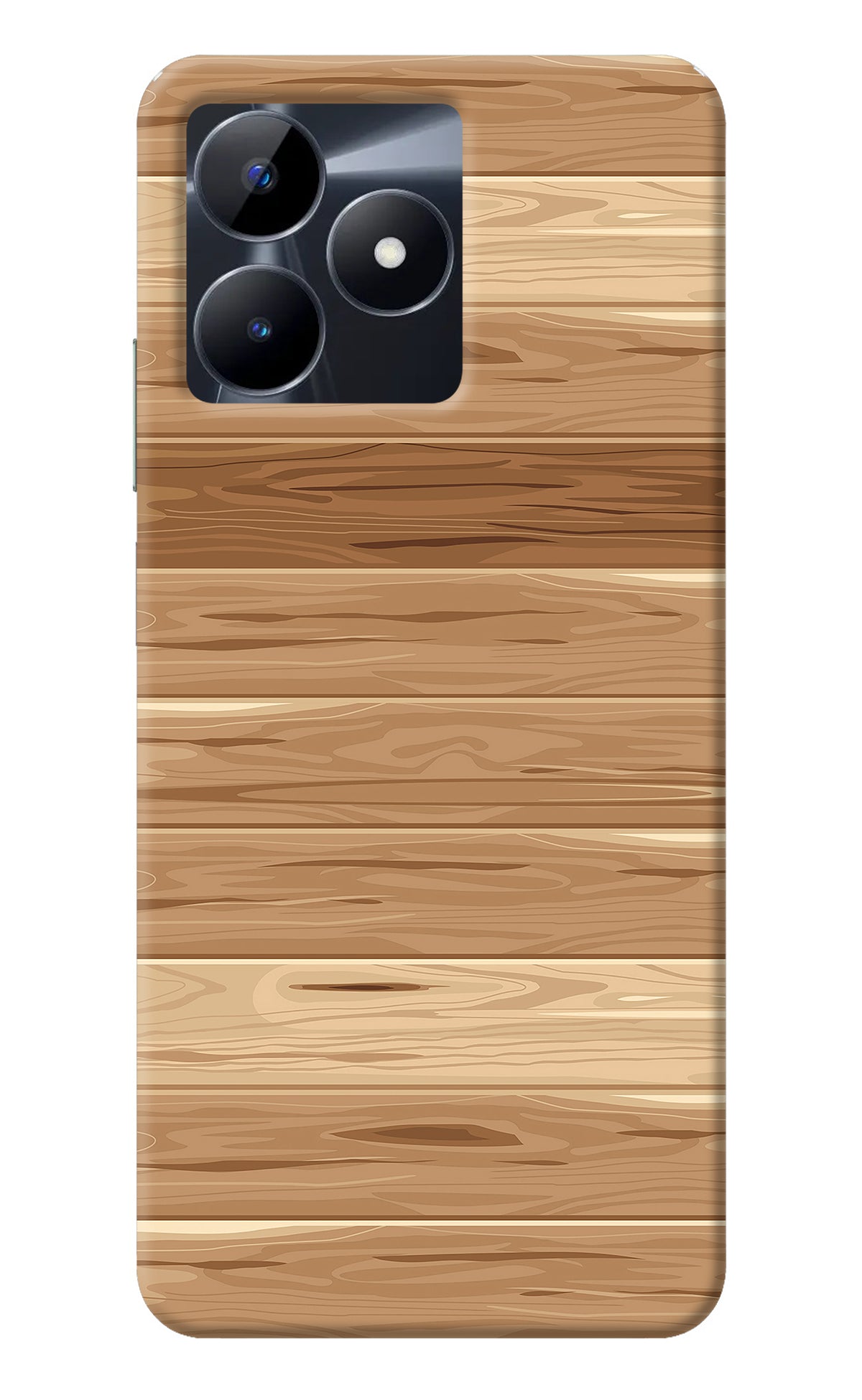 Wooden Vector Realme C53 Back Cover