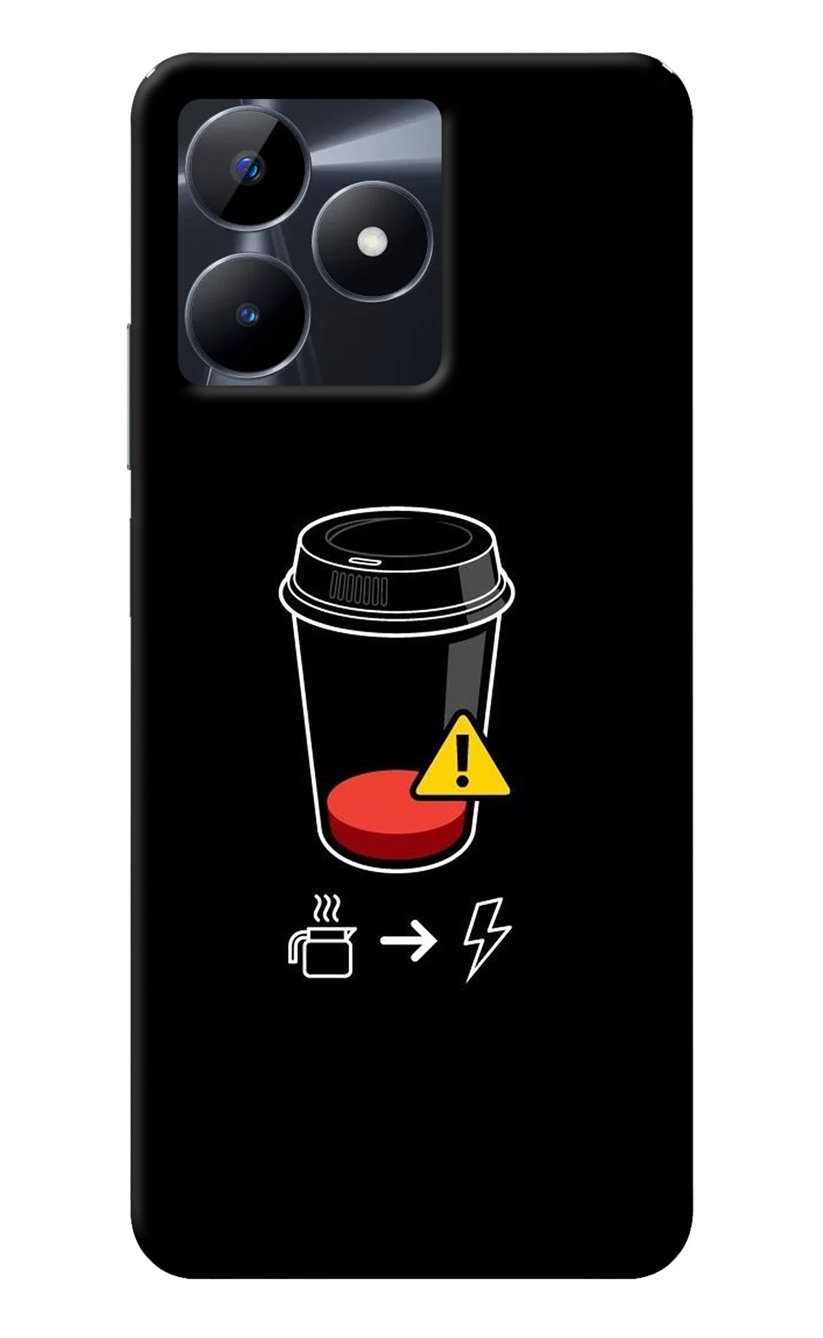 Coffee Realme C53 Back Cover