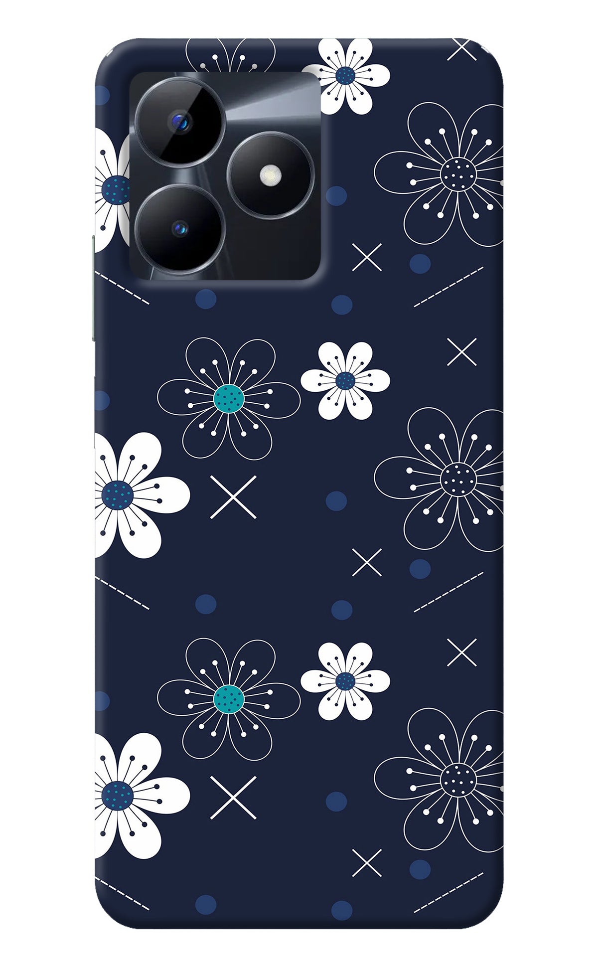 Flowers Realme C53 Back Cover