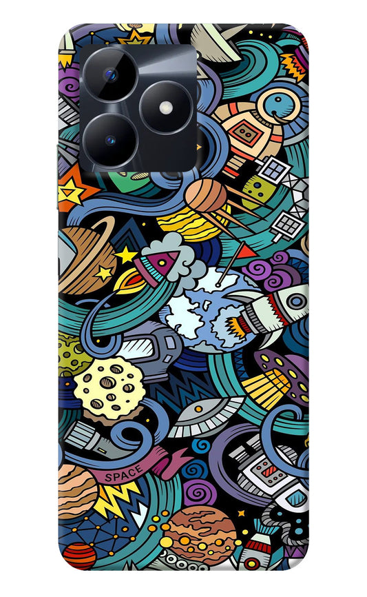 Space Abstract Realme C53 Back Cover