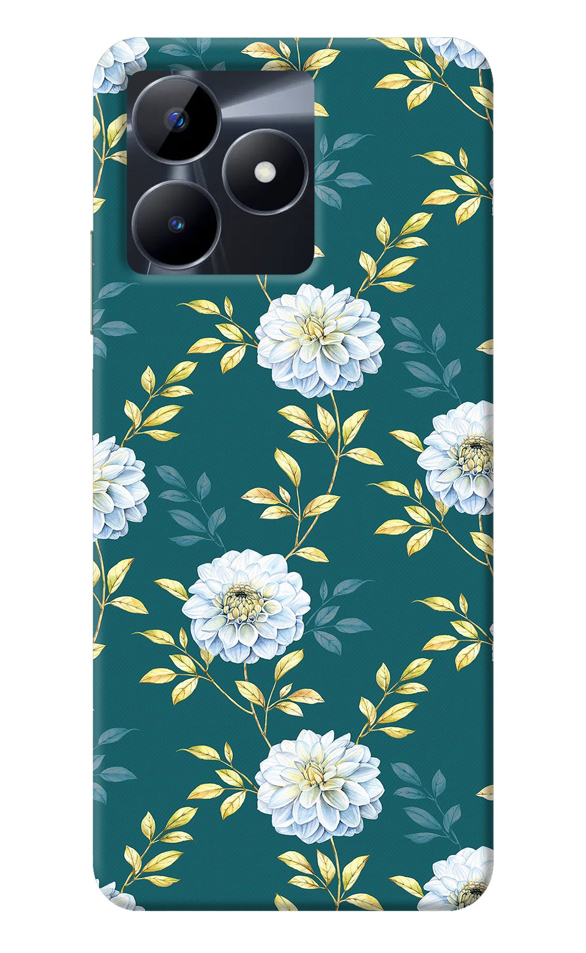 Flowers Realme C53 Back Cover